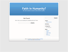 Tablet Screenshot of faithinhumanity.org